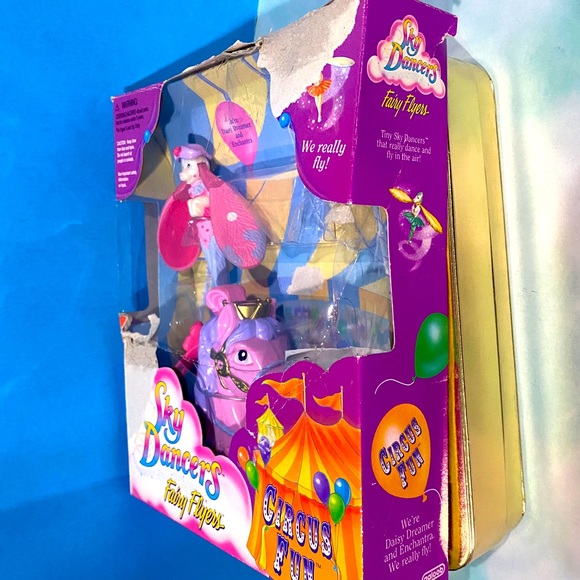 SKY DANCERS VTG 90s Collectible FAIRY FLYERS SPECIAL EDITION CIRCUS FUN - Picture 10 of 14